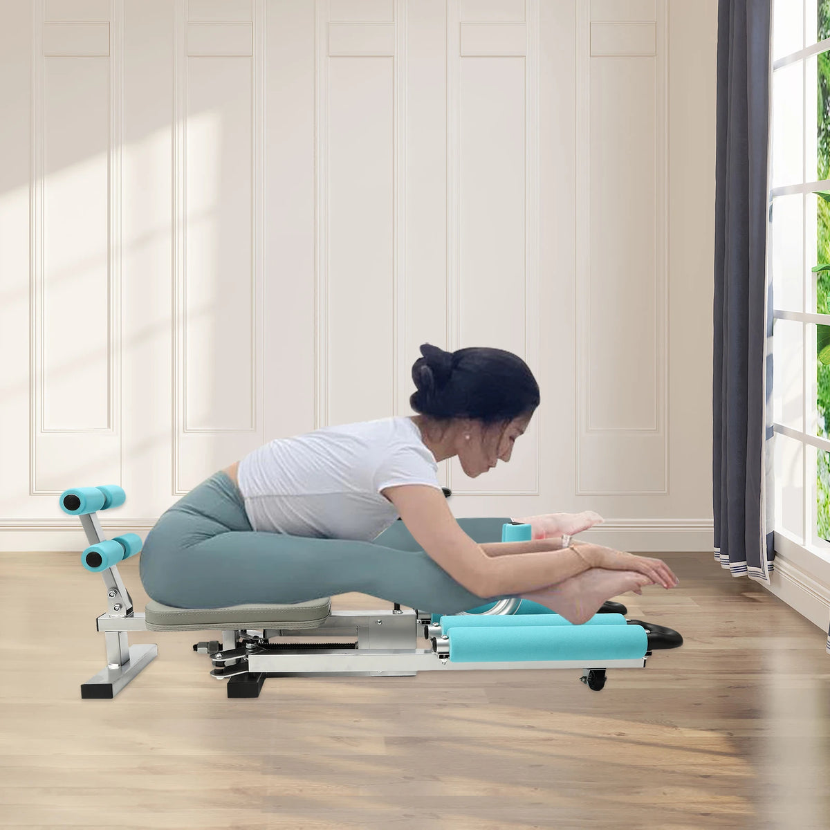 Heavy Duty Adjustable Leg Stretcher For Flexible Split Training