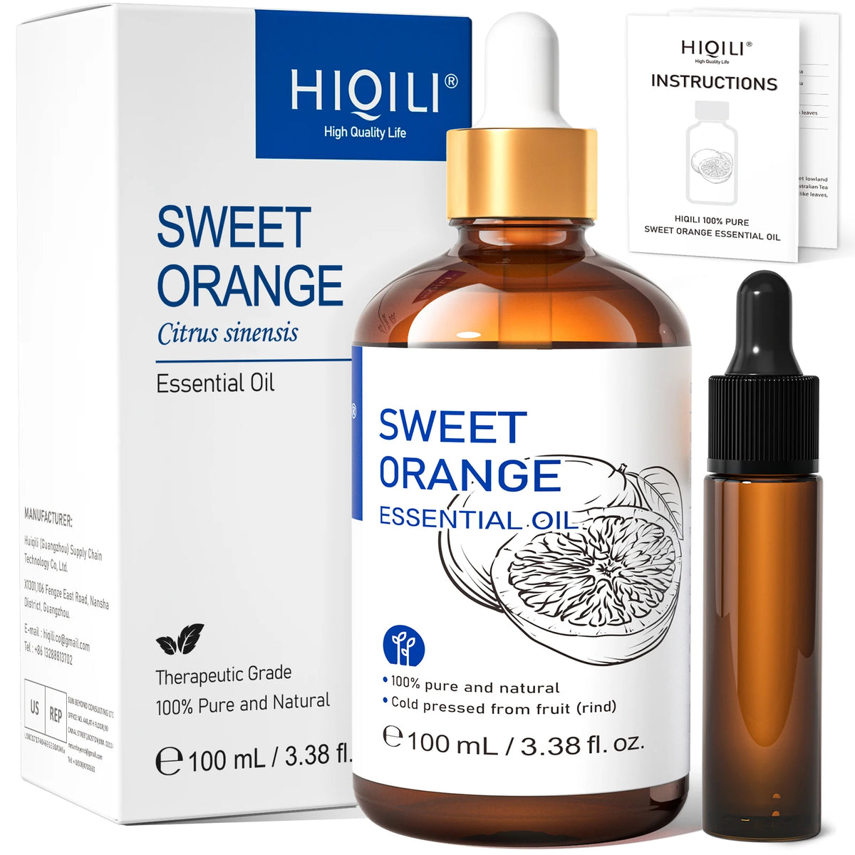 Hiqili Natural Essential Oils for Aromatherapy and Diffusers