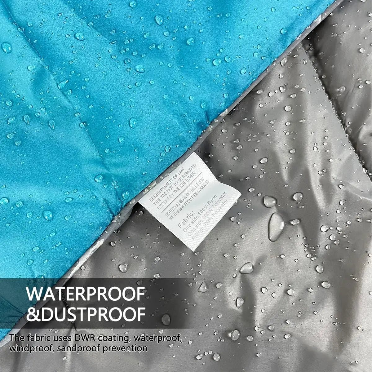 Portable Fluffy Waterproof Warm Outdoor Camping Blanket Storage Bag Hiking