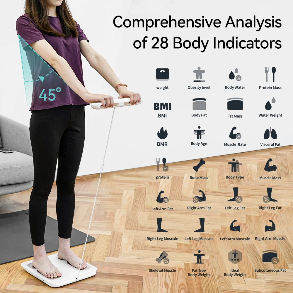 Eight Electrode Digital Smart Scale For Body Composition Analysis