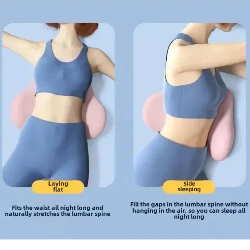 Ergonomic Memory Cotton Lumbar Support Pillow For Back Relief