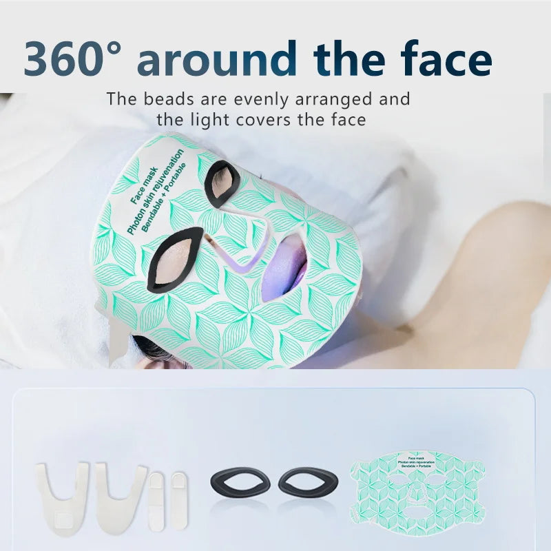 Ubilli Led Red Light Therapy Face Mask For Skin Rejuvenation