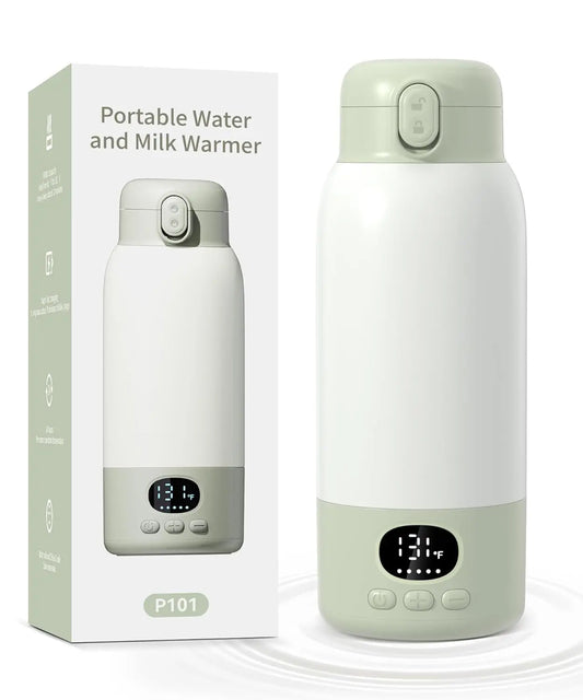 Electric Heated Water Bottle With Digital Temperature Display
