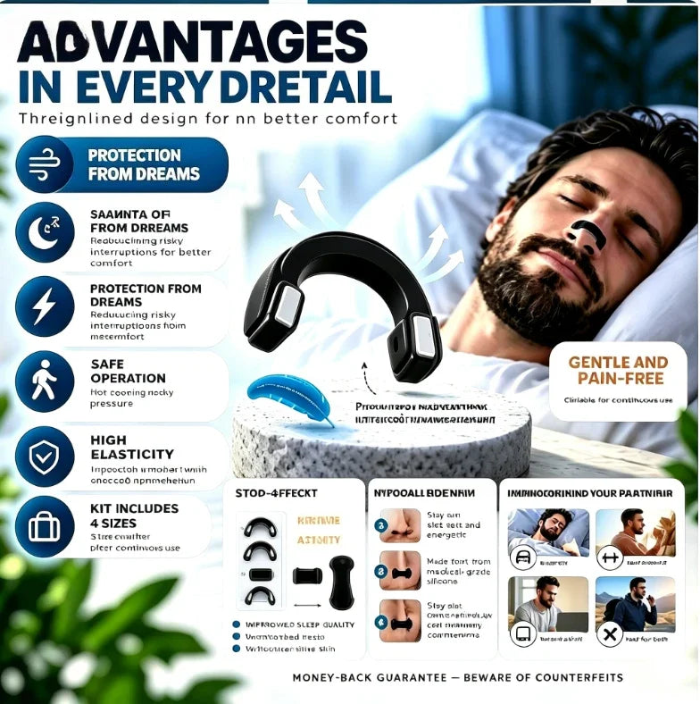 Portable Nasal Dilator Kit for Comfortable Nighttime Breathing Support