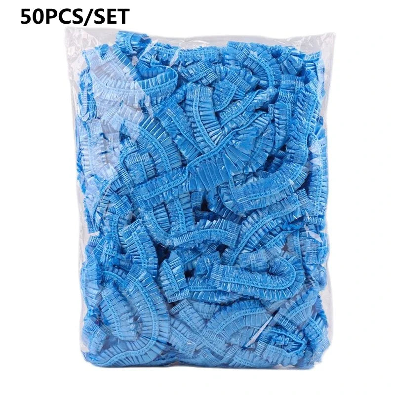 Premium Disposable Waterproof Shower Cap For Bathroom Travel