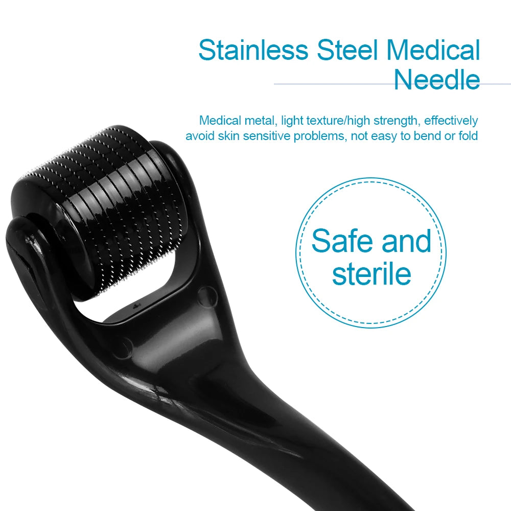 540 Needle Stainless Steel Derma Roller for Facial Hair Growth