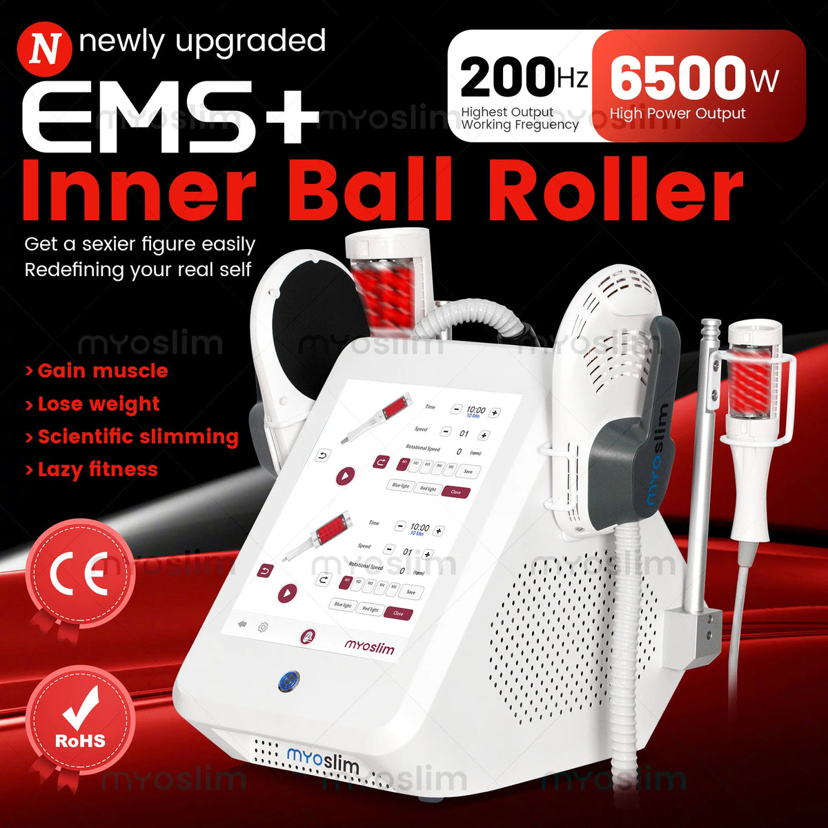 Myoslim 360 Degree Vacuum Roller For Cellulite Body Slimming