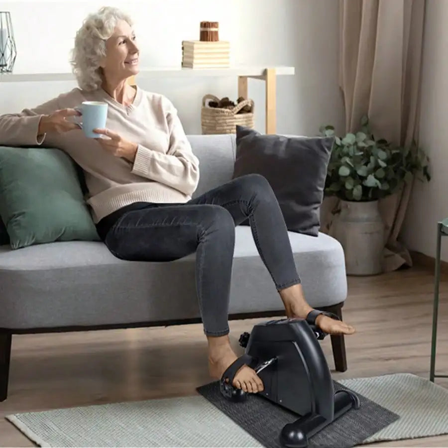 Portable Under Desk Mini Exercise Bike With LED Display