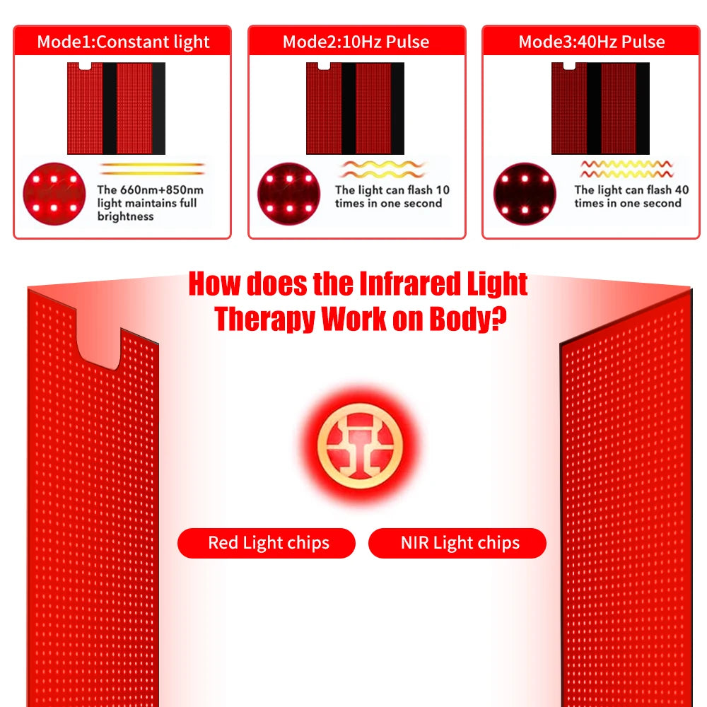 Full Body LED Red Light Sleeping Bag For Home Relaxation