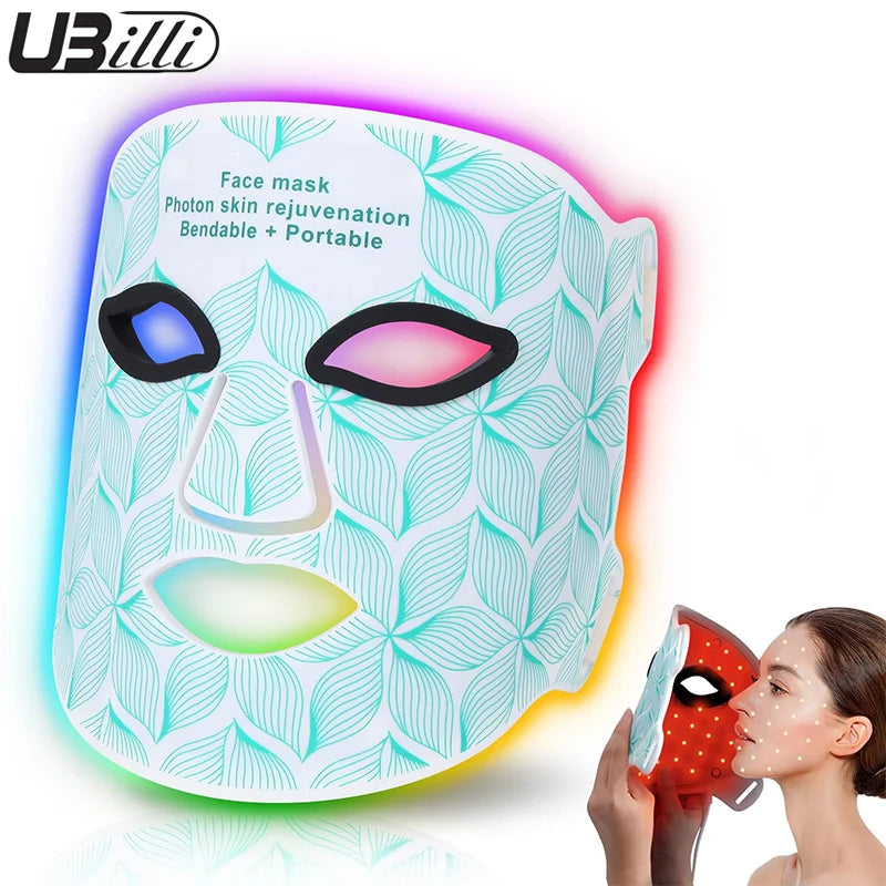 Ubilli Led Red Light Therapy Face Mask For Skin Rejuvenation