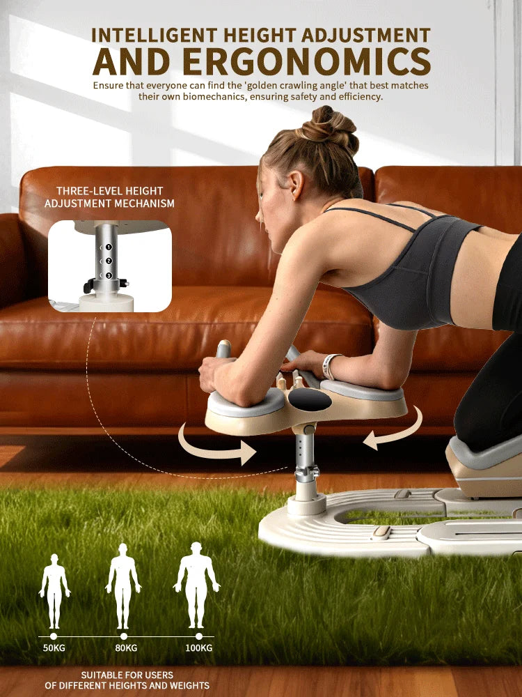 Back Stretch Trainer For Spinal Twist And Abdominal Workouts