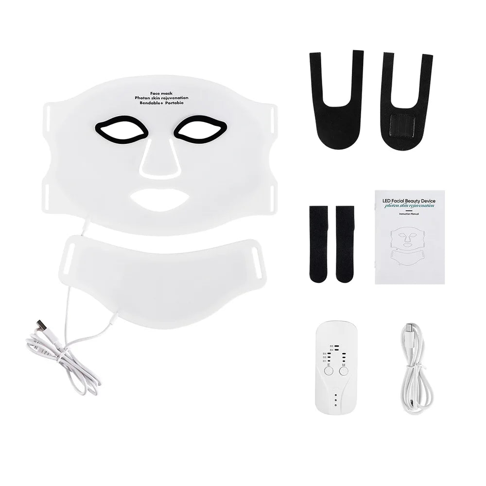 Iebilif Wireless Led Face Mask For Skin Repair And Rejuvenation
