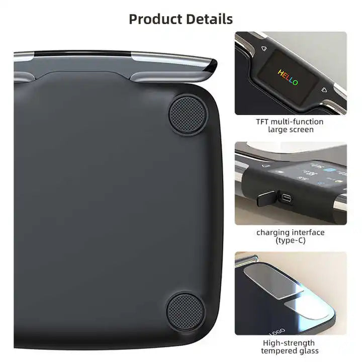 Smart Body Fat Scale 8 Electrode Composition Analyzer