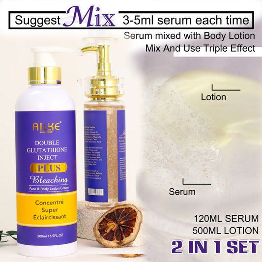 Ailke Brightening Body Milk For Even Skin Tone And Moisturizing