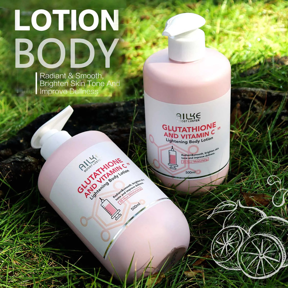 Ailke Vitamin C And Glutathione Brightening Body Lotion