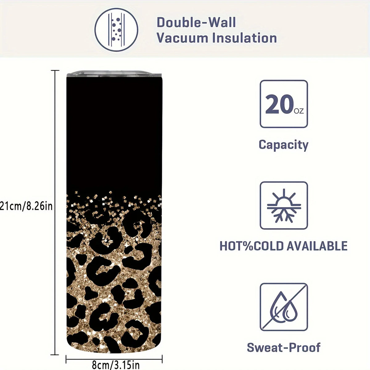 Premium Double Wall Insulated Stainless Steel Tumbler