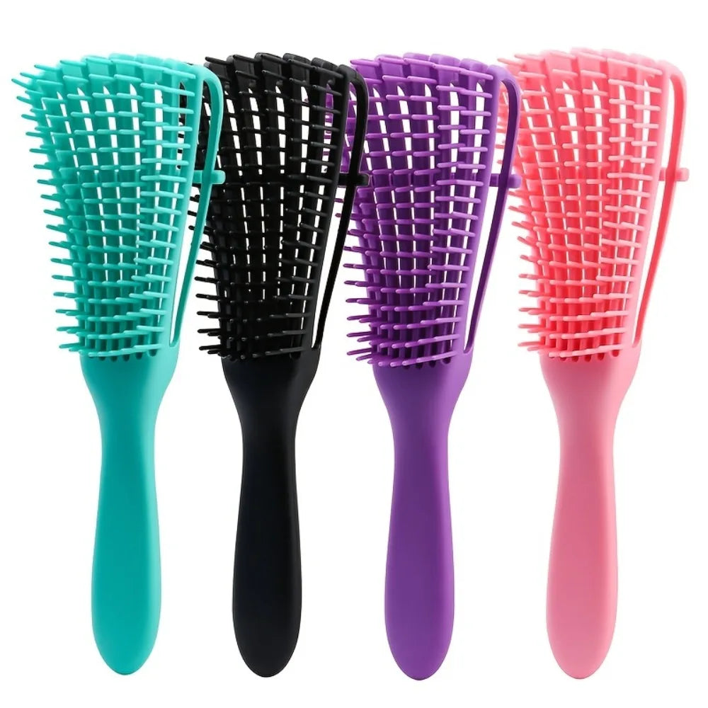 Detangling Scalp Massage Hair Brush For Curly And Thick Hair