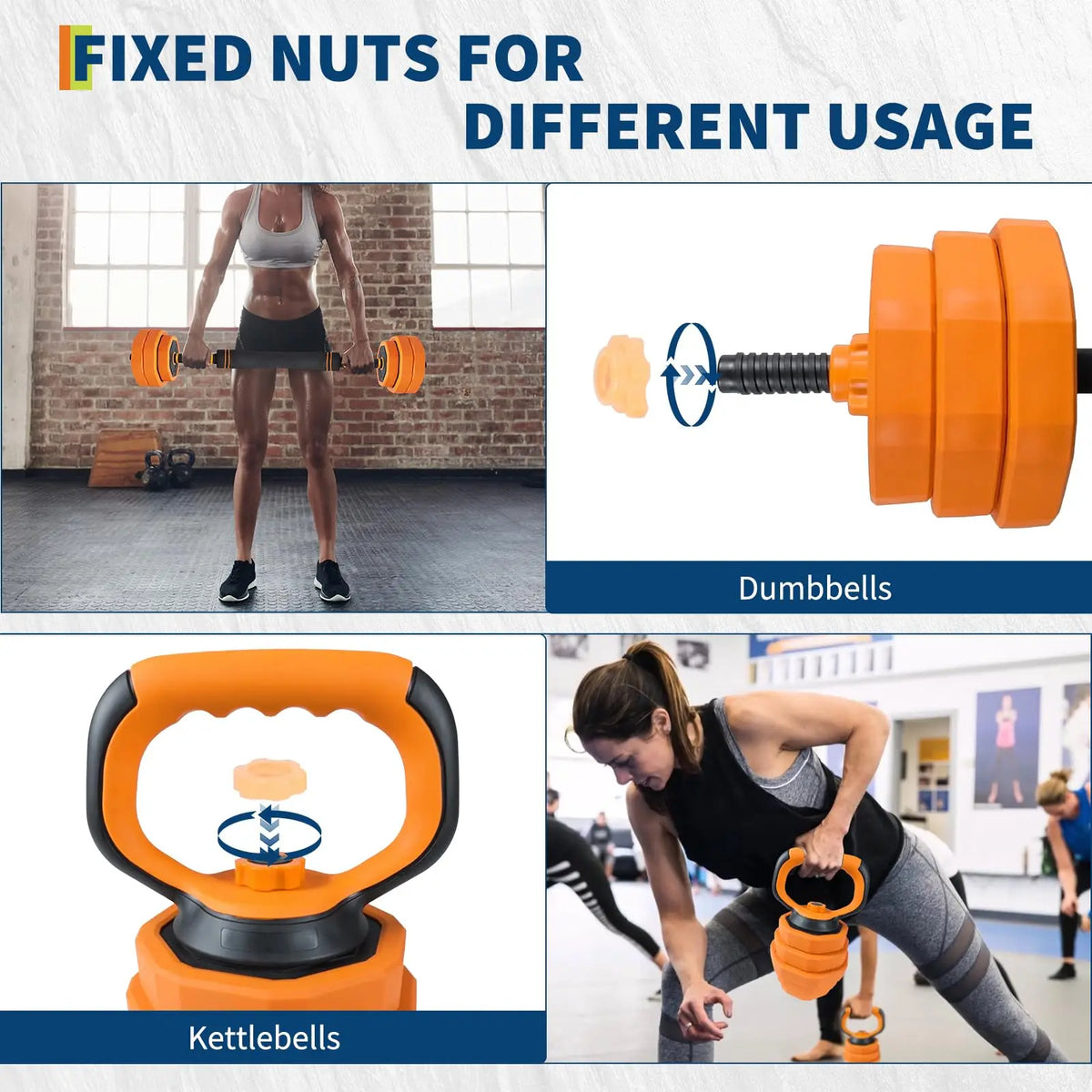 Adjustable Dumbbells Free Weight Kit With Multi Function Connector