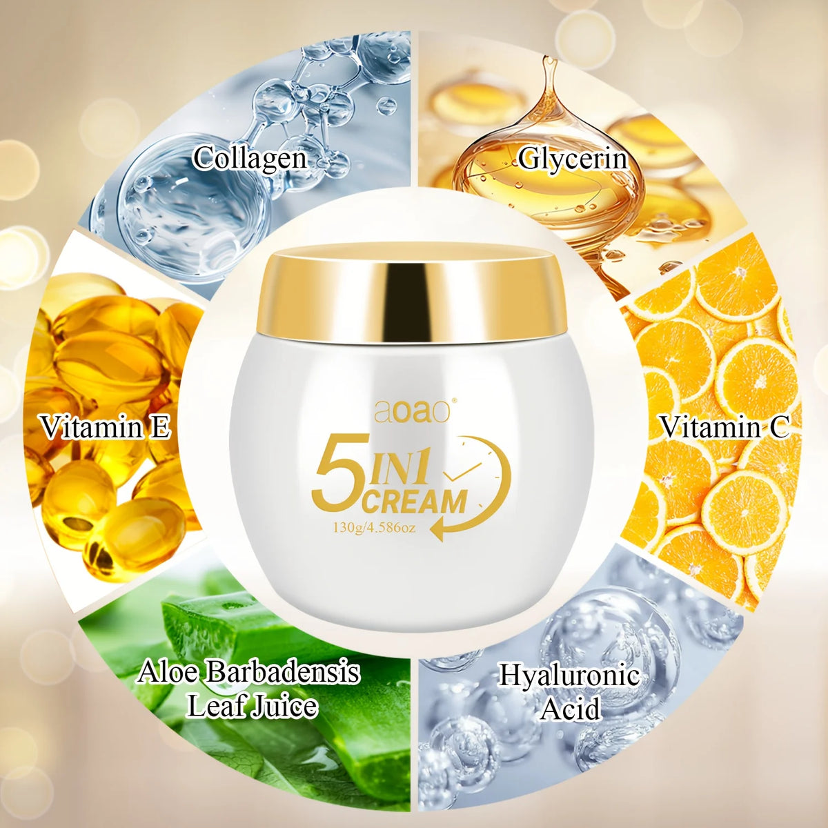 Aoao Collagen Niacinamide Moisturizing Cream For Radiant Skin