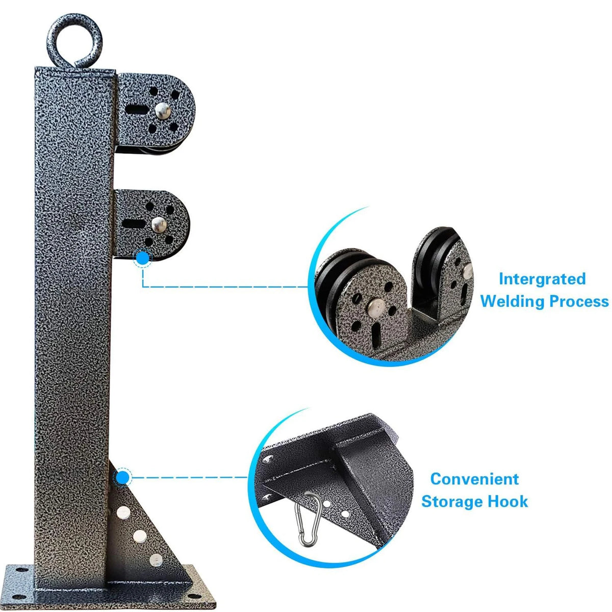 Marsafit Wall Mounted Cable Pulley System Home Gym Strength Training