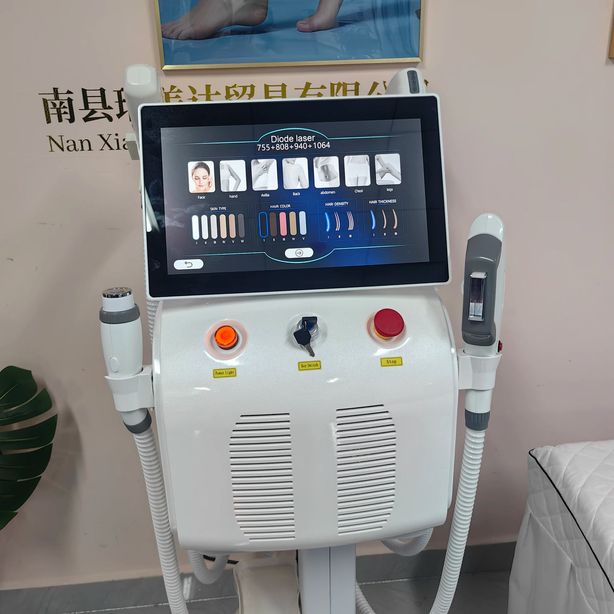 Myoslim Soprano Titanium Diode Pico Laser Hair Removal System