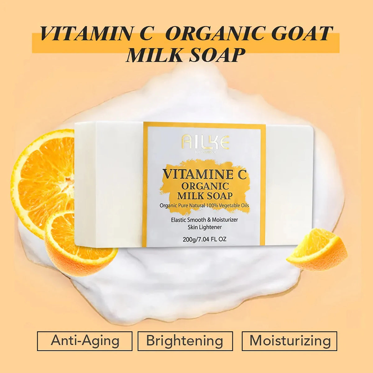 Kyliefit Organic Milk Facial Soap With Vitamin C Radiance