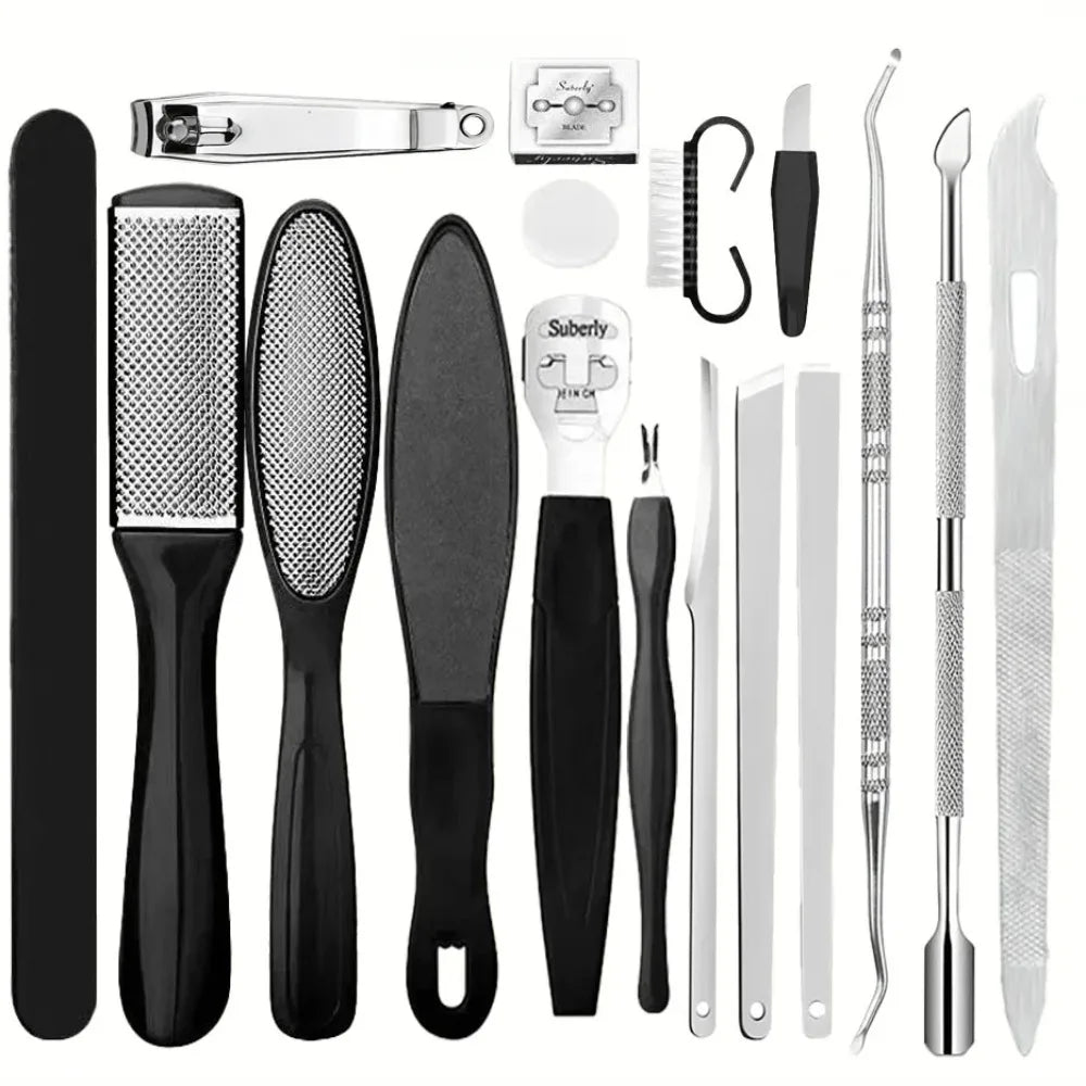 Professional Heavy Duty Toenail Clipper Set Stainless Steel Foot Care
