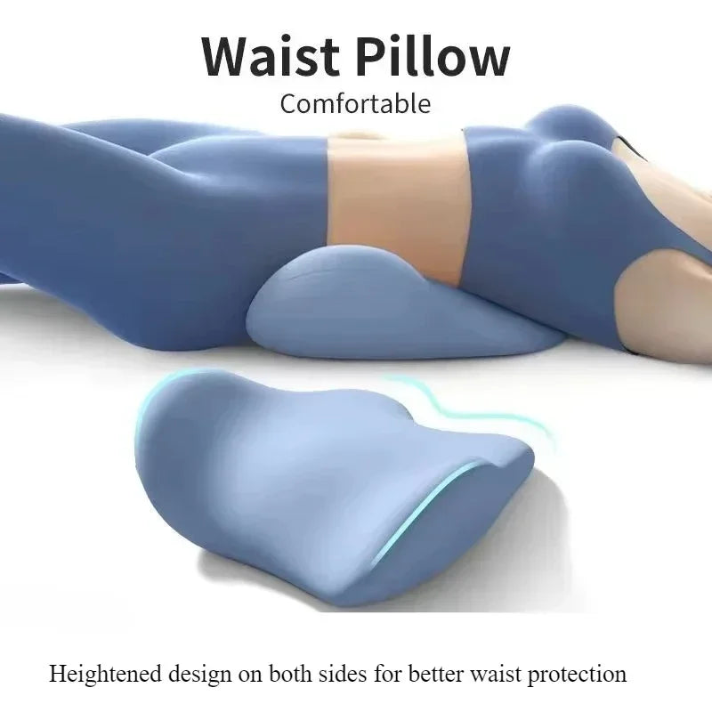 Ergonomic Memory Cotton Lumbar Support Pillow For Back Relief