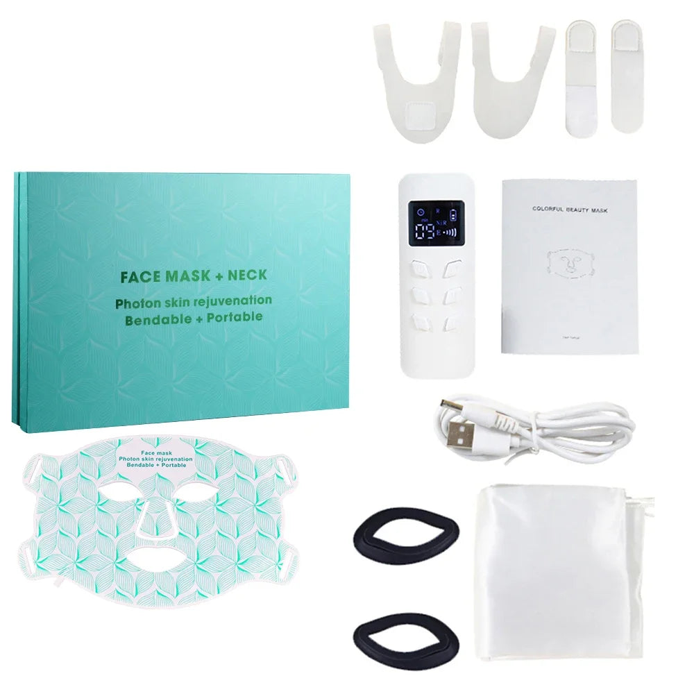 Ubilli Led Red Light Therapy Face Mask For Skin Rejuvenation