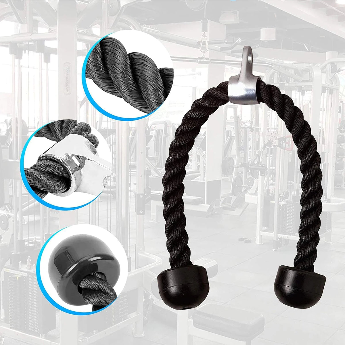 Marsafit Wall Mounted Cable Pulley System Home Gym Strength Training
