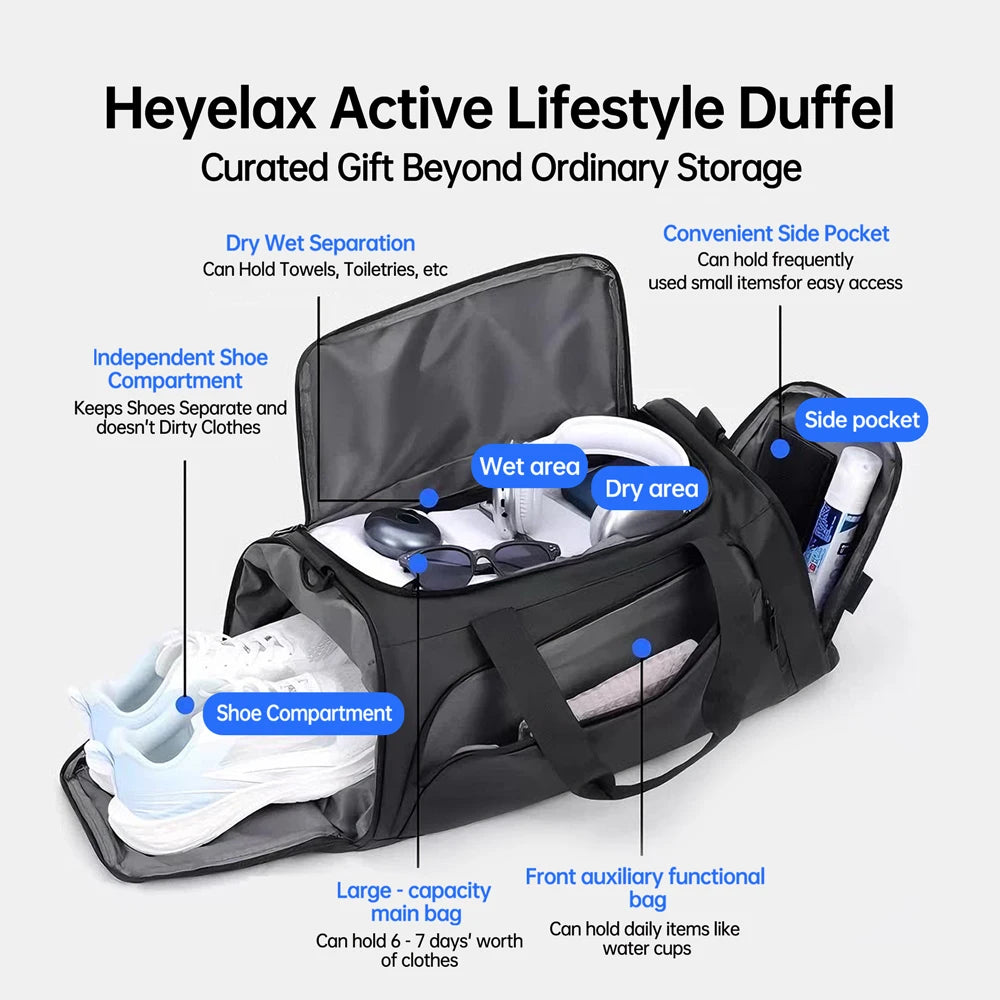 Heyelax Air Compression Leg Boots For Circulation And Recovery