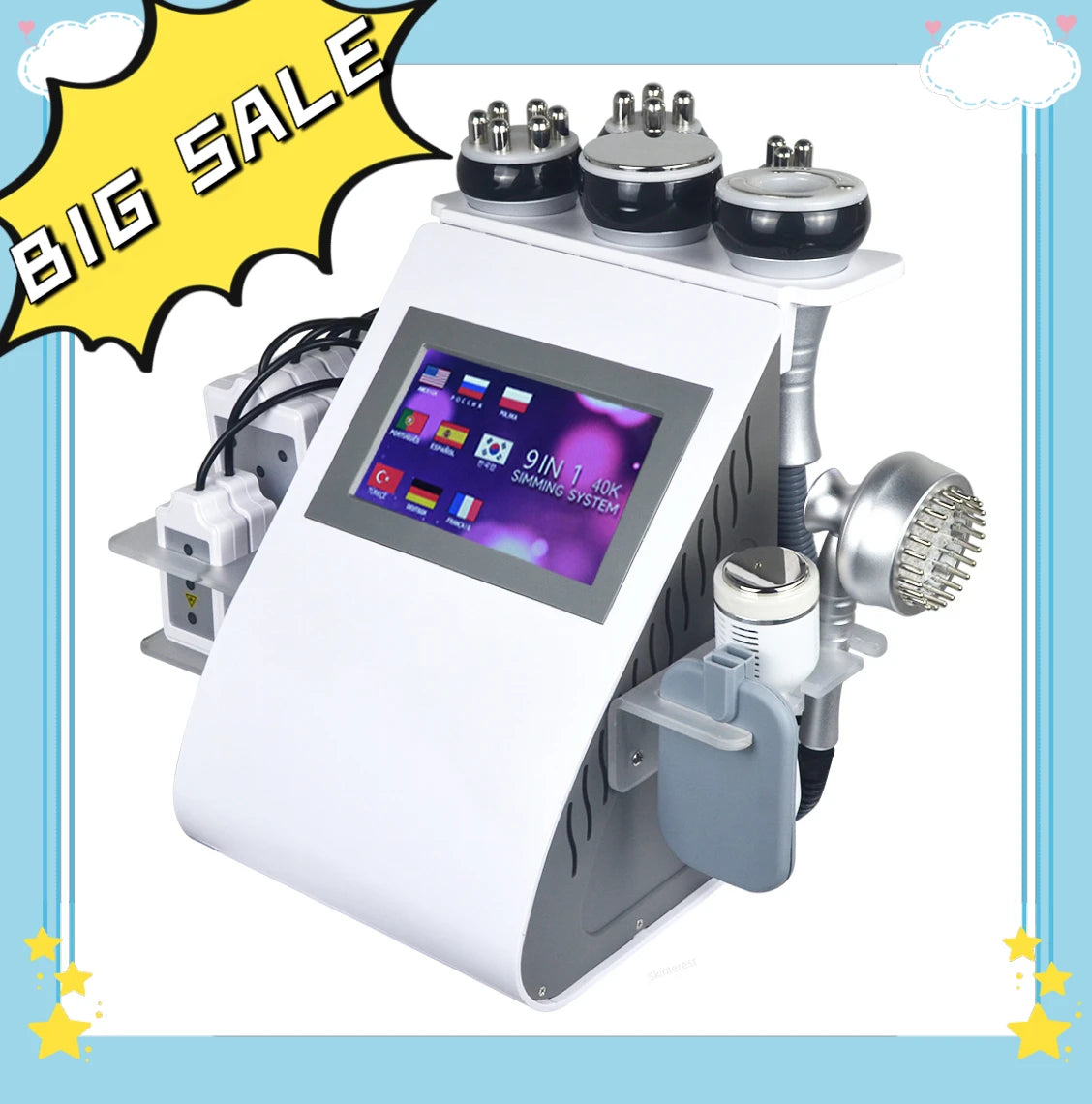MISSHEART Ultrasonic Cavitation Body Sculpting Massage Machine