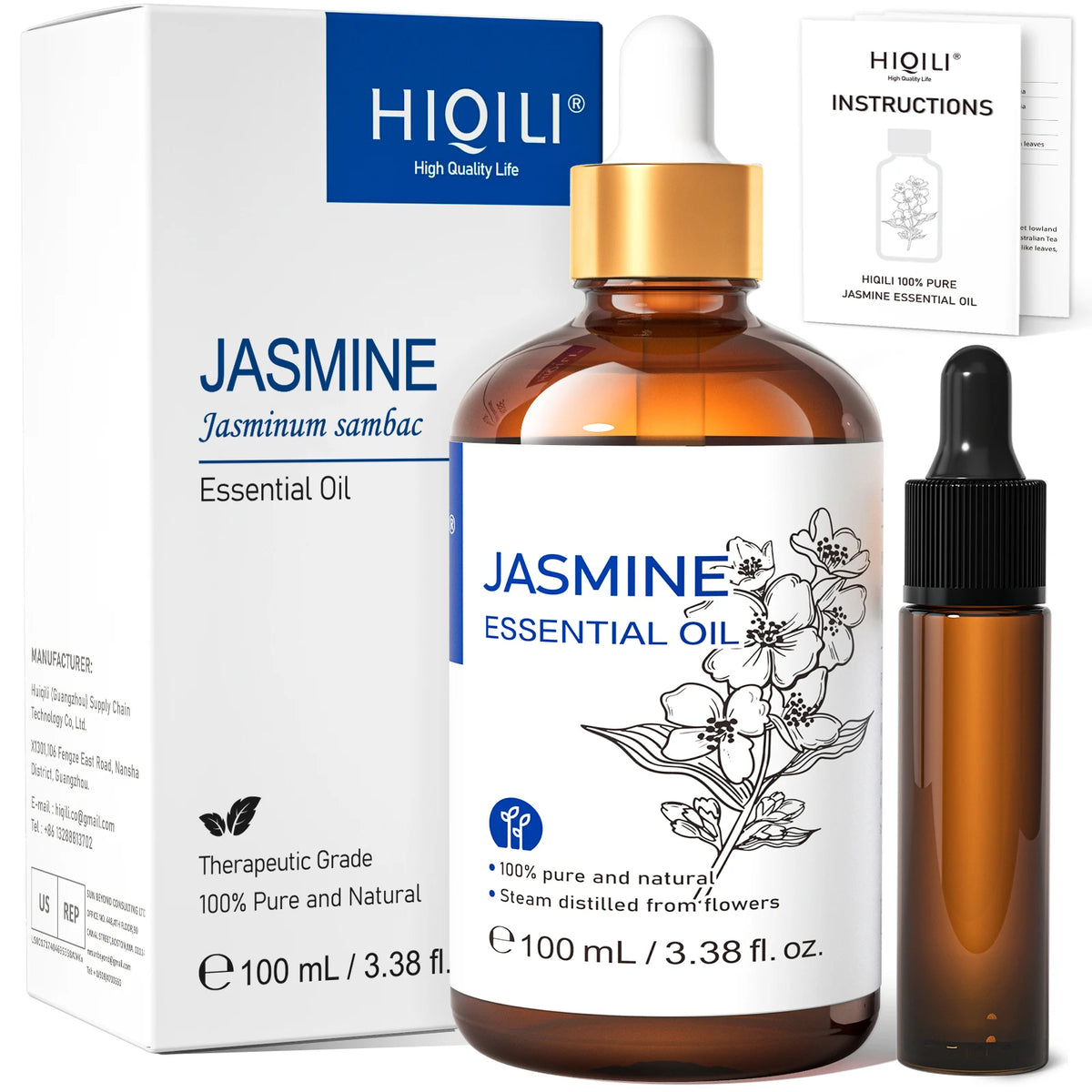 Hiqili Natural Essential Oils for Aromatherapy and Diffusers