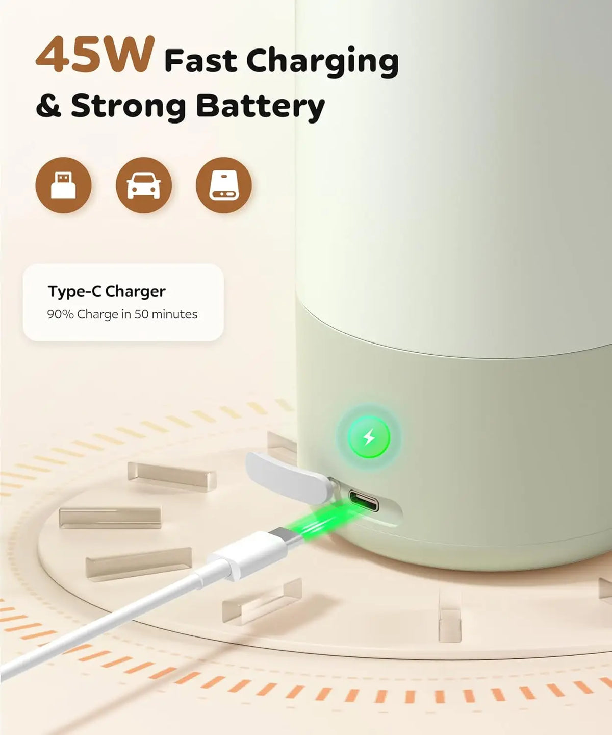 Electric Heated Water Bottle With Digital Temperature Display
