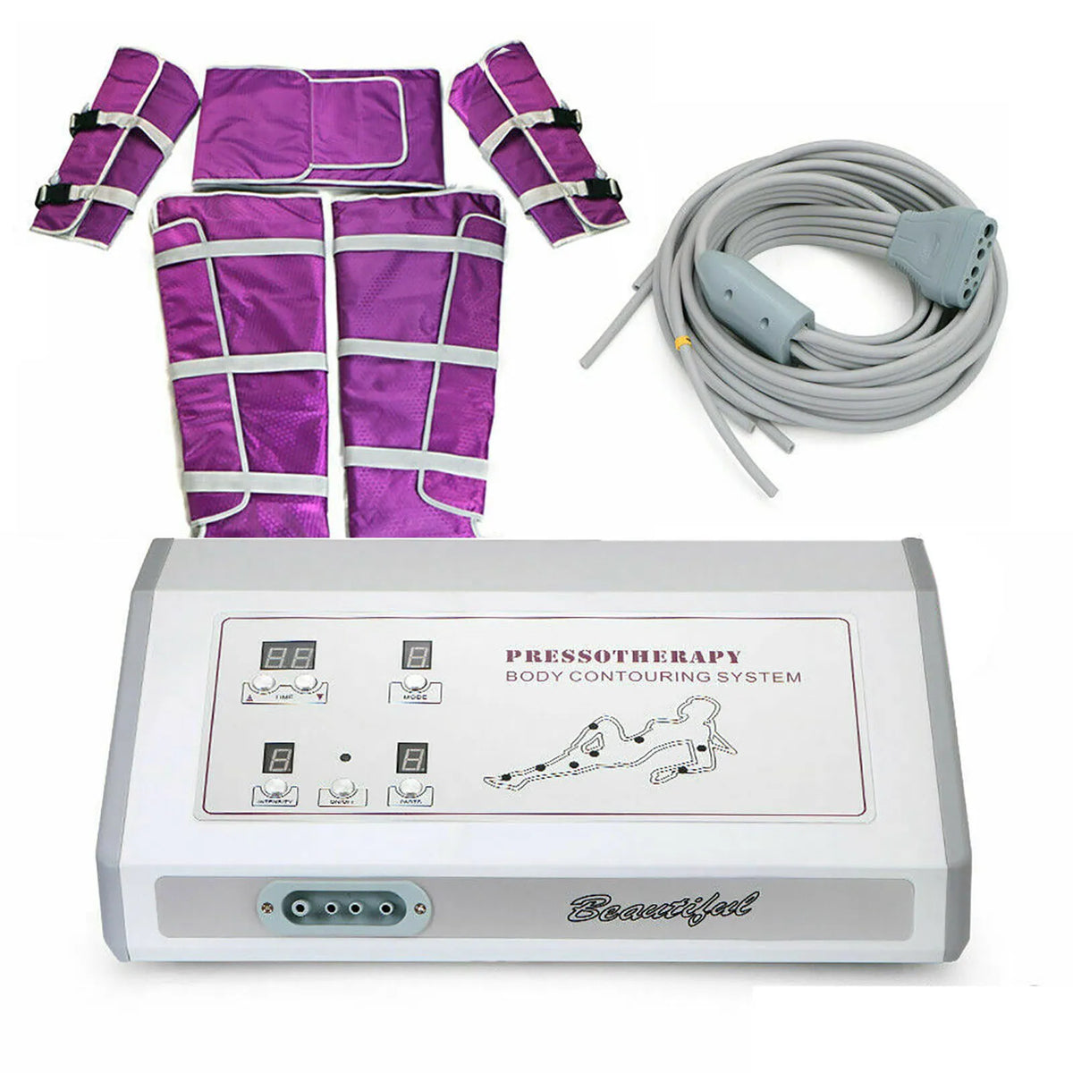 Electric Air Pressure Body Massager With 14 Adjustable Airbags
