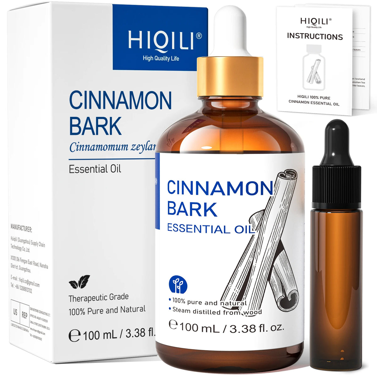 Hiqili Natural Essential Oils for Aromatherapy and Diffusers
